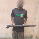 Abia State Police Command has arrested a 28-year-old man, Ugochukwu Precious, over alleged involvement in violent criminal activities, cultism and unlawful possession of firearms in Aba.