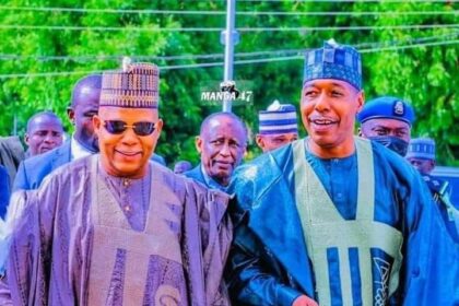 VP Kashim Shettima and Borno State Governor, Babagana Zulum
