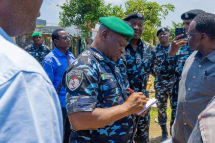 IGP Olatunji Disu inspect police barracks