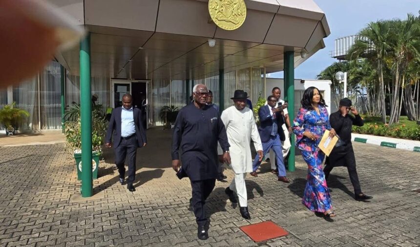 Jonathan on Sunday announced that former Sierra Leonean President Ernest Bai Koroma has returned to his home country after spending more than two years in Nigeria, following the resolution of the treason case against him.
