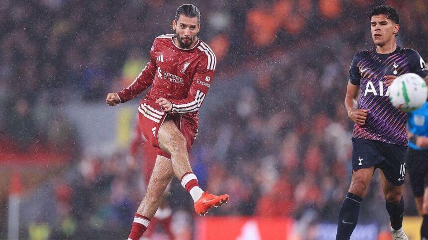 Liverpool booked their place in the next round of the Carabao Cup after defeating Tottenham Hotspur 3-1 at Anfield on Wednesday night.