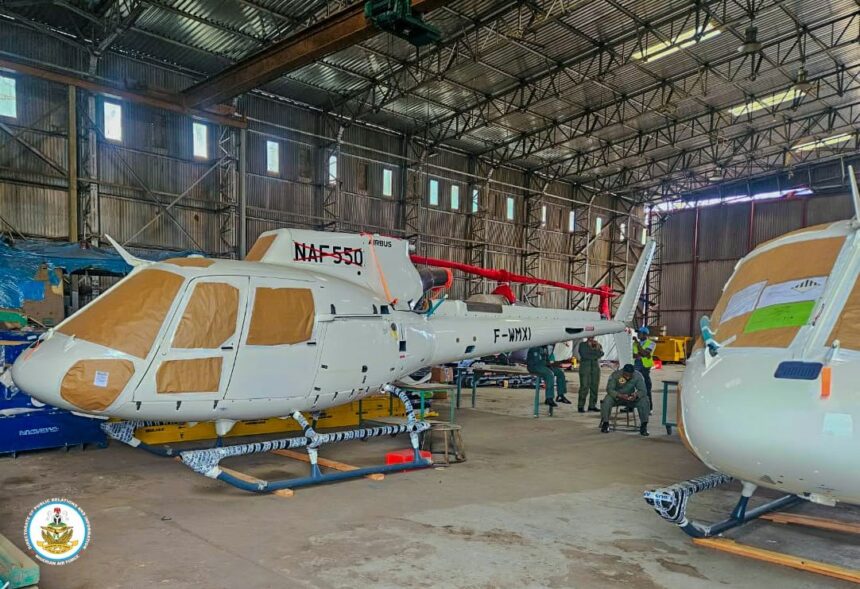 NAF Receives 5 New Helicopters As FG Accelerates Airpower Modernisation