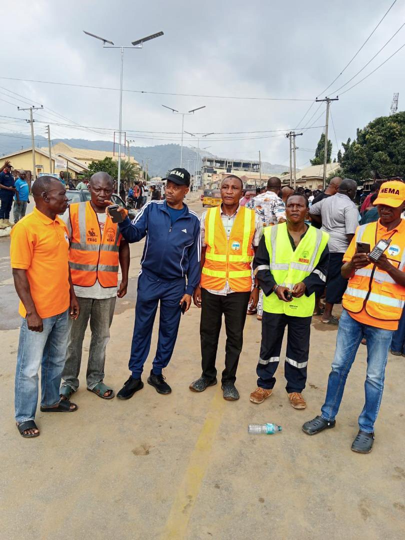 NEMA response to gas explosion in Abuja.