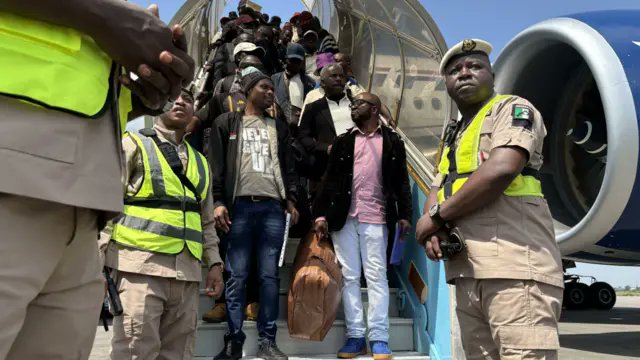 The Federal Government has brought home another 105 distressed Nigerians from South Africa as efforts continue to assist citizens affected by anti-foreigner protests in the country.