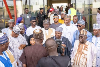 PDP Pays Condolence Visit to Tukur’s Family, Lamido And Governor Fintiri