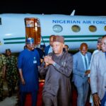 VP Shettima Returns To Nigeria After BRICS Summit In India