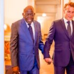 Tinubu in France meets President Emmanuel Macron